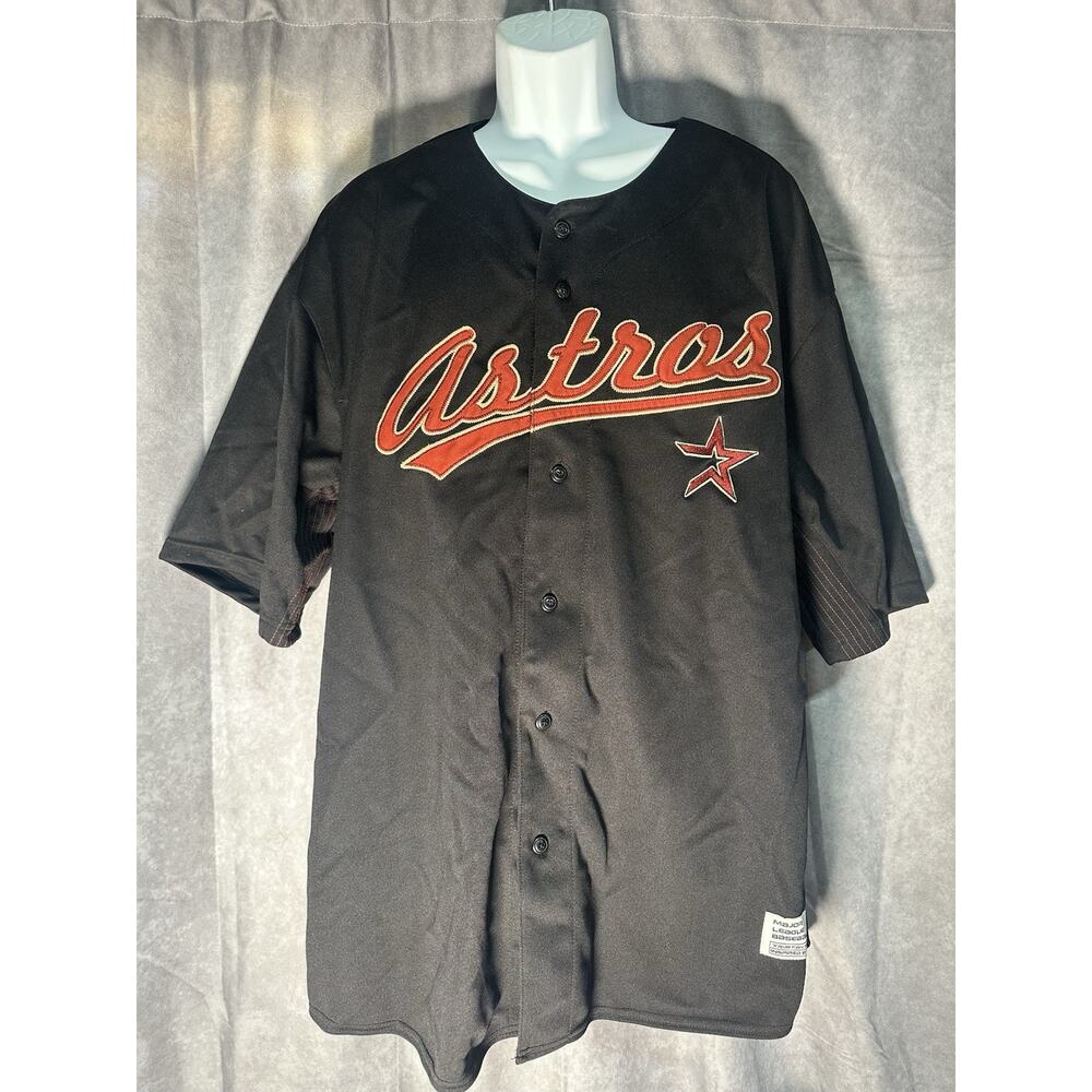 Houston Astros Lance Berkman #17 MLB Jersey Mens Size 2XL True Fan Series